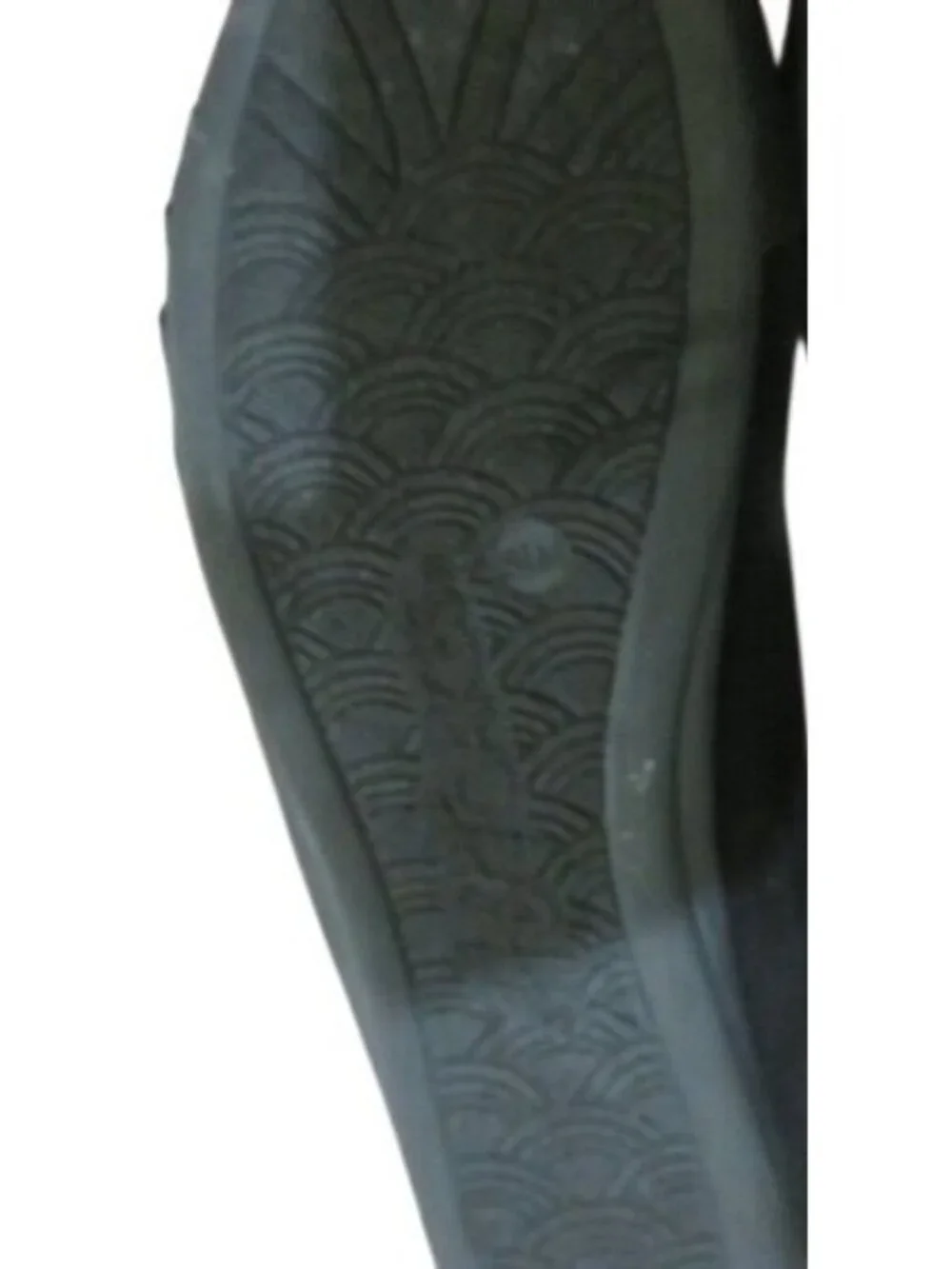 Hotcakes Black Vegan Suede Leather Ballet Flats 8.5
